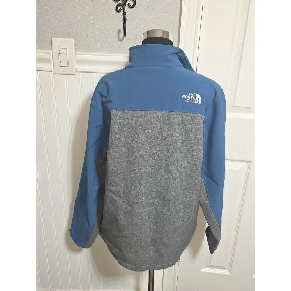 The North Face Mens Medium Monterey Blue Apex Climate Block Softshell Jacket